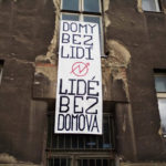 Foto z protestu proti RPG Byty v Ostravě