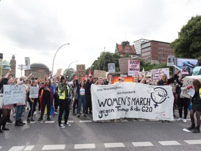 Pochod žen - G20 Hamburg
